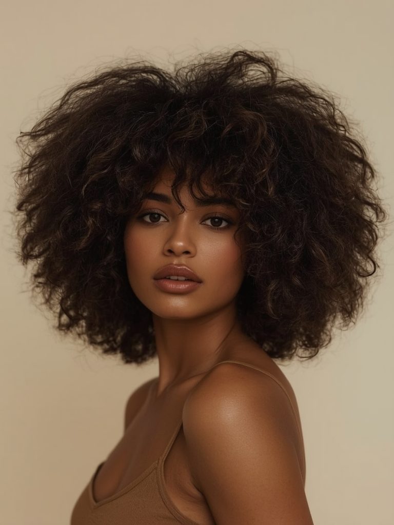 Hair Styles Curly Hairstyles: Space Buns