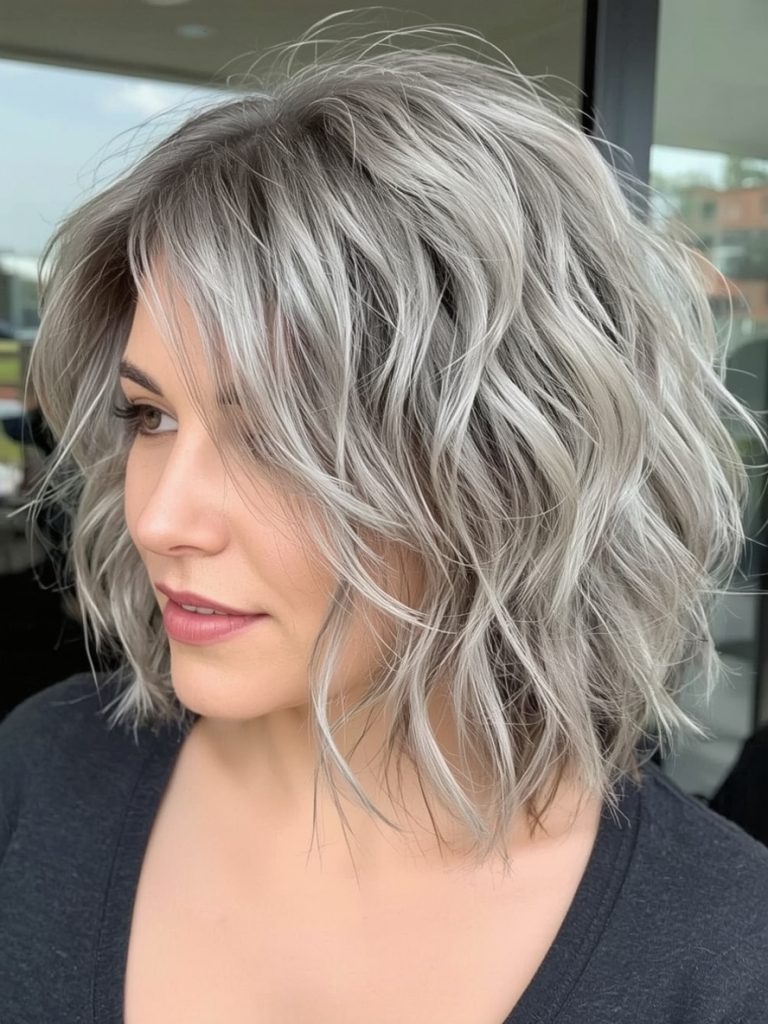 Micro Bob for a Sophisticated Look for Thin Hair Older Women