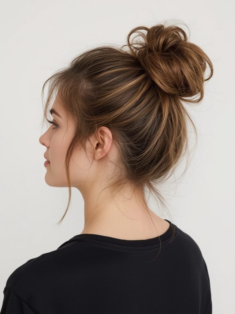 Half-Up Braided Crown Graduation Hair