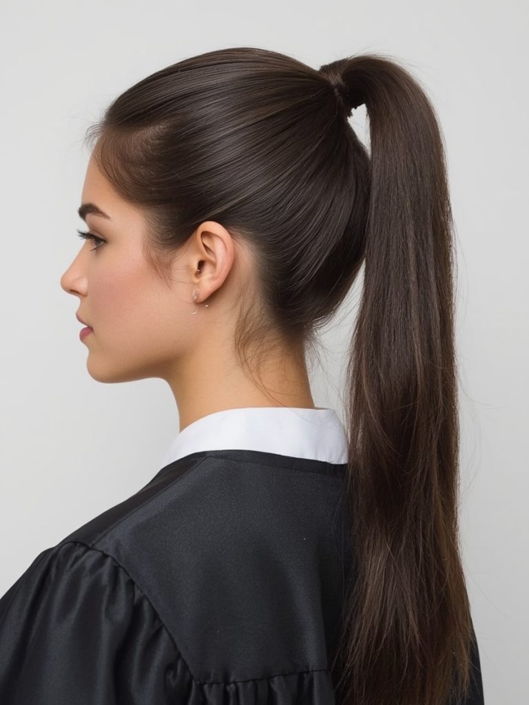 Classic Chignon Graduation Hair