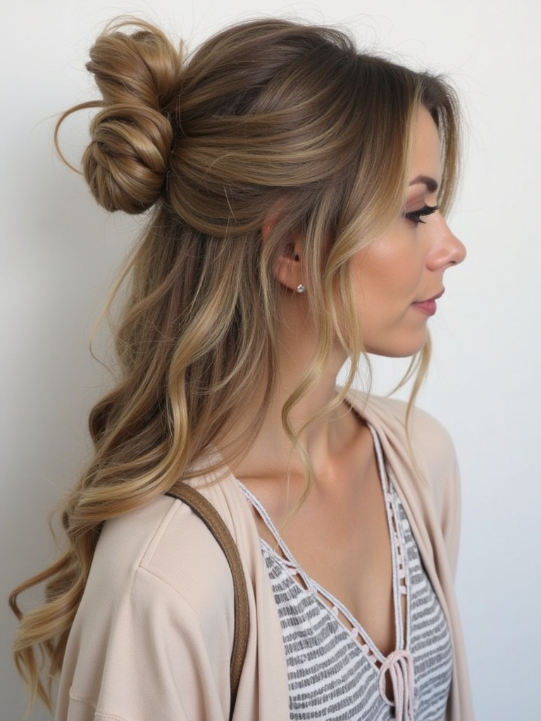 Long Haircut Ideas: Layered Ends with Highlights