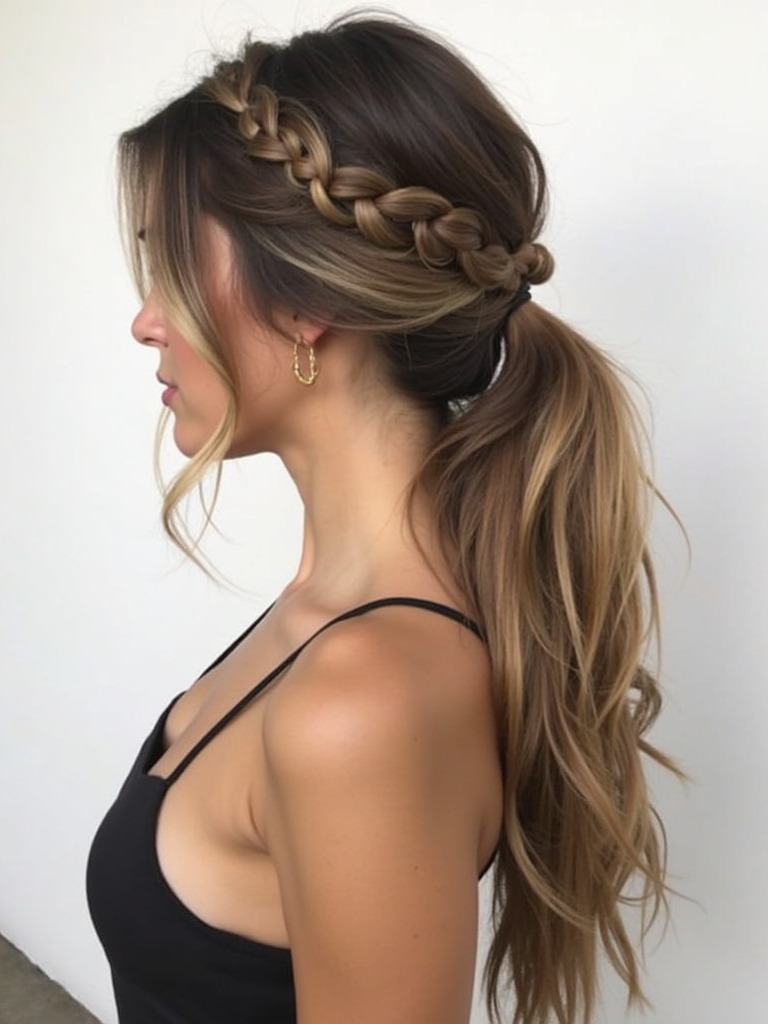 Long Haircut Ideas: Accessorized with Hair Clips