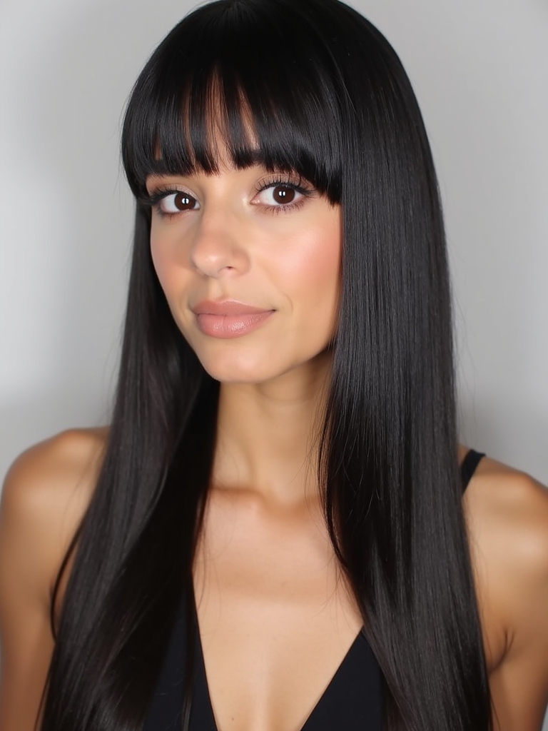 Long Haircut Ideas: Messy Bun with Loose Waves