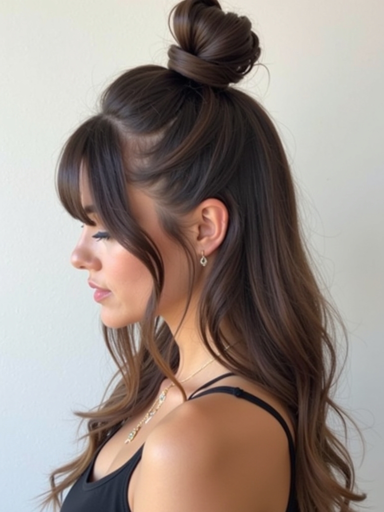 Long Haircut Ideas: Waterfall Braid