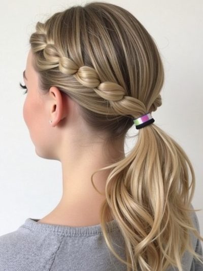 Hairstyles For School: Hair Down with Clips