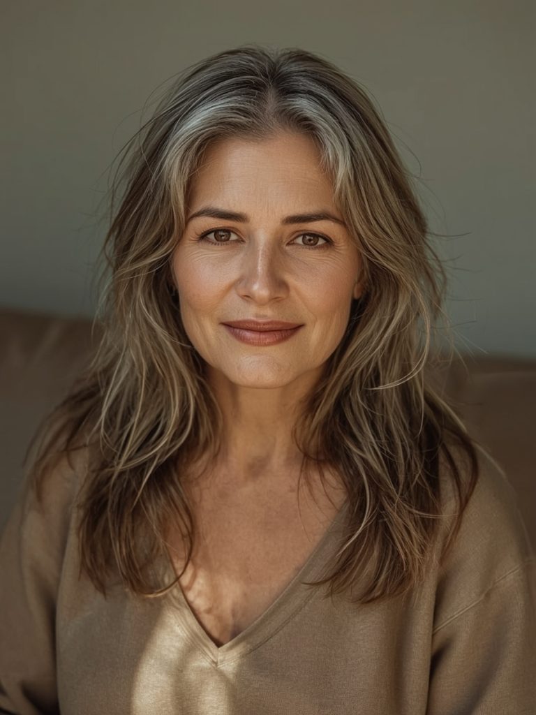 Long Hair Older Women: Long With Layers Haircuts For Easy Styling