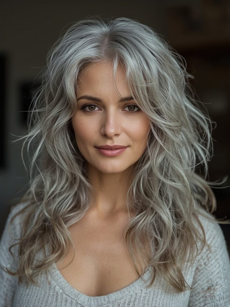 Long Hair Older Women: Long Hair With Body and Soft Layers