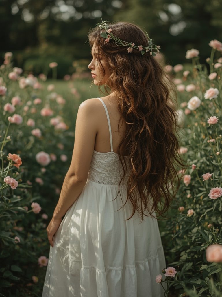 Summer Updos For Long Hair: Pin Curl Updo