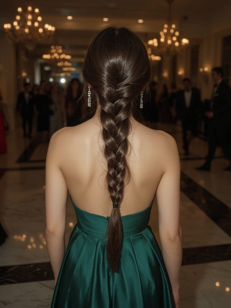 Summer Updos For Long Hair: Milkmaid Braids