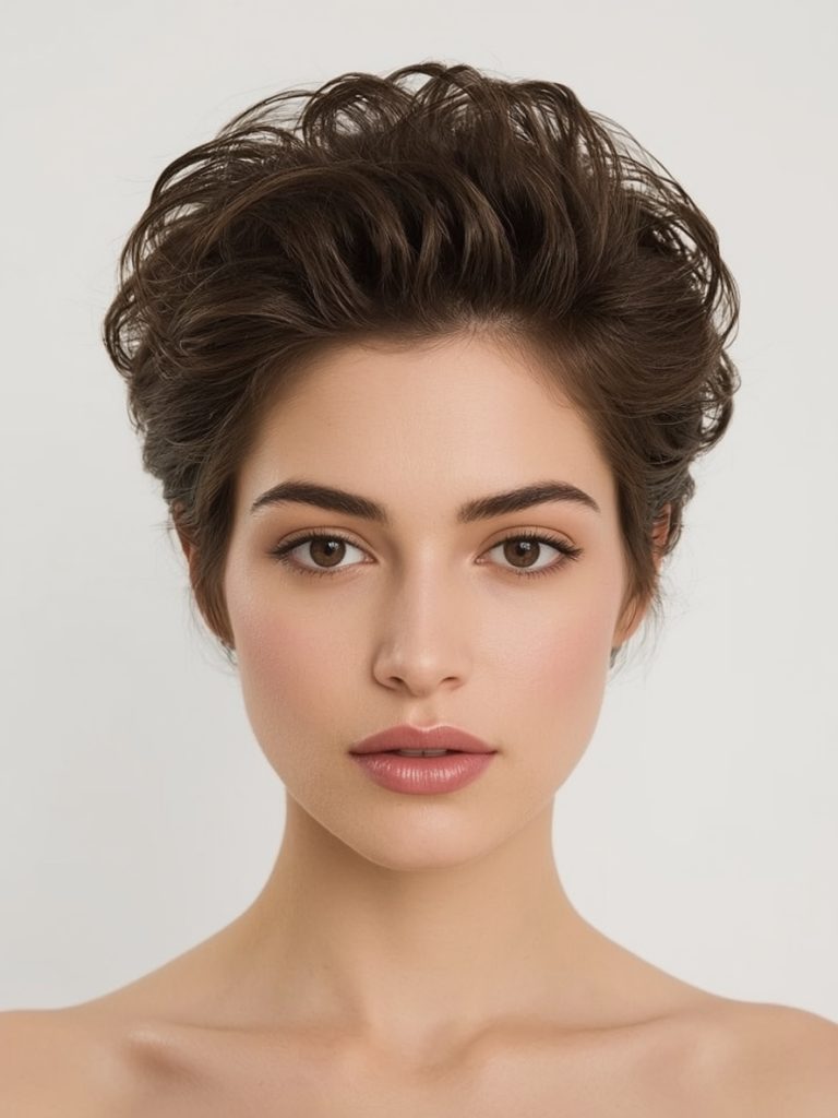 Butterfly Haircut Long Hair For Round Face: Multi-Layered Length