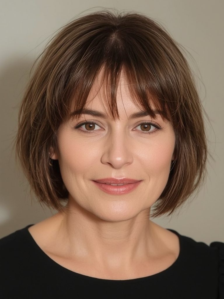 Bob For Thin Hair Older Women : The Low-Maintenance Bob