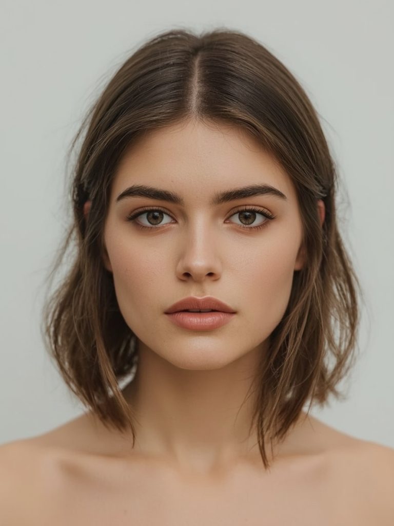 Subtle Angled Bob Haircut