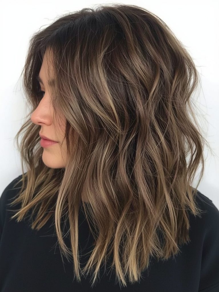 Teddy Bronde Highlights & Curls