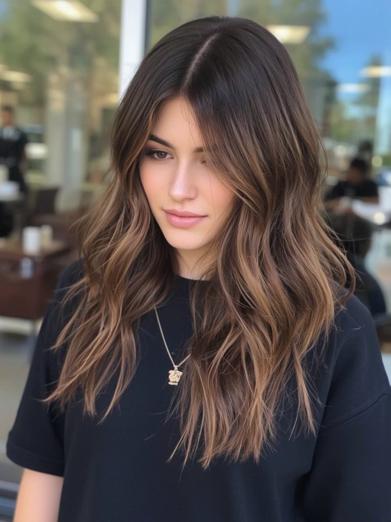 Coffee Caramel Balayage