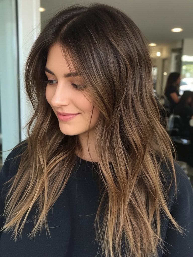 Cinnamon Caramel Balayage