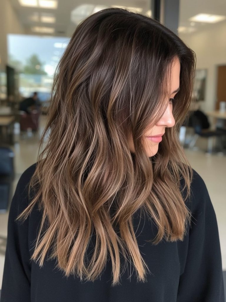 Copper Caramel Balayage