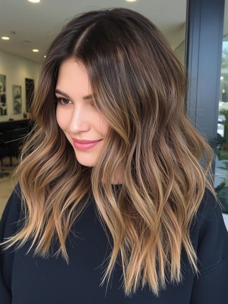 Mahogany Caramel Balayage