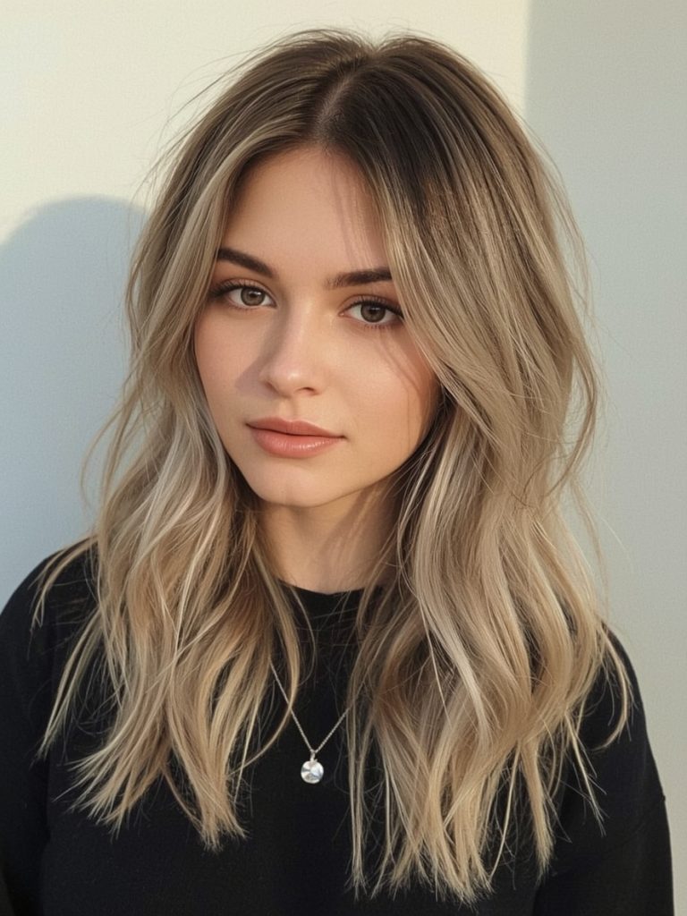 Inverted Bob Honey Brown Balayage
