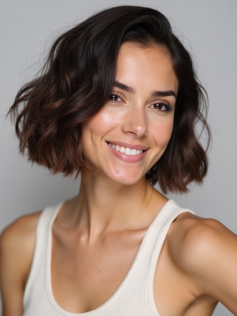 The Wavy French Bob