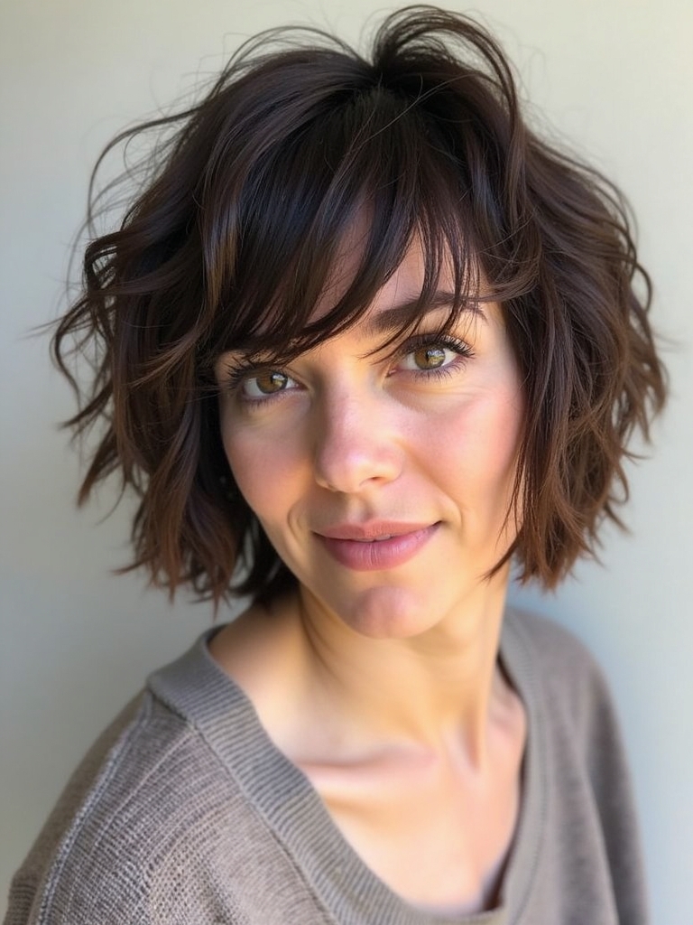 The Side-Parted French Bob