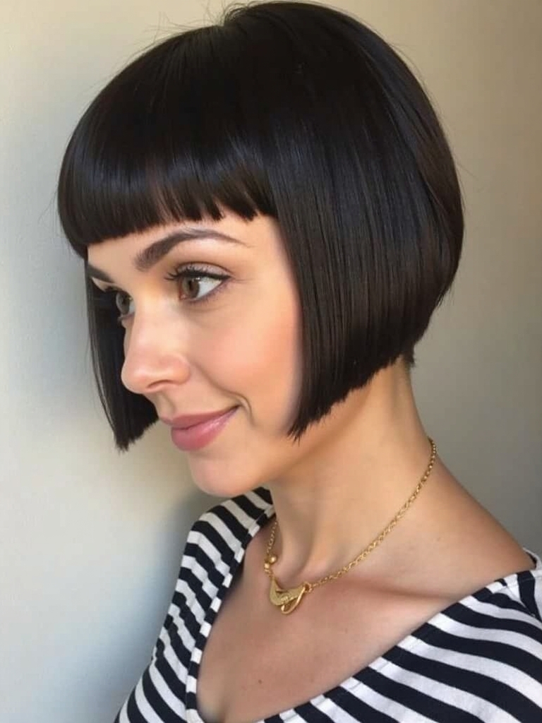 The Curly French Bob