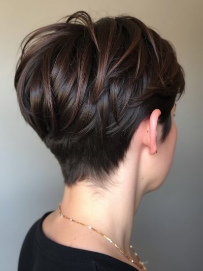 Pixie Cut Back View: Hamill-esque Contours