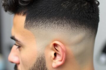 Mens Curly Hair Styles: The Messy Curly Top