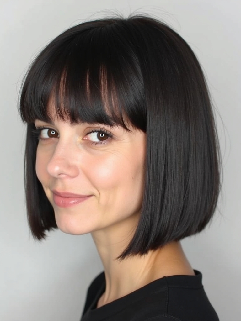 The Chin-Length French Bob